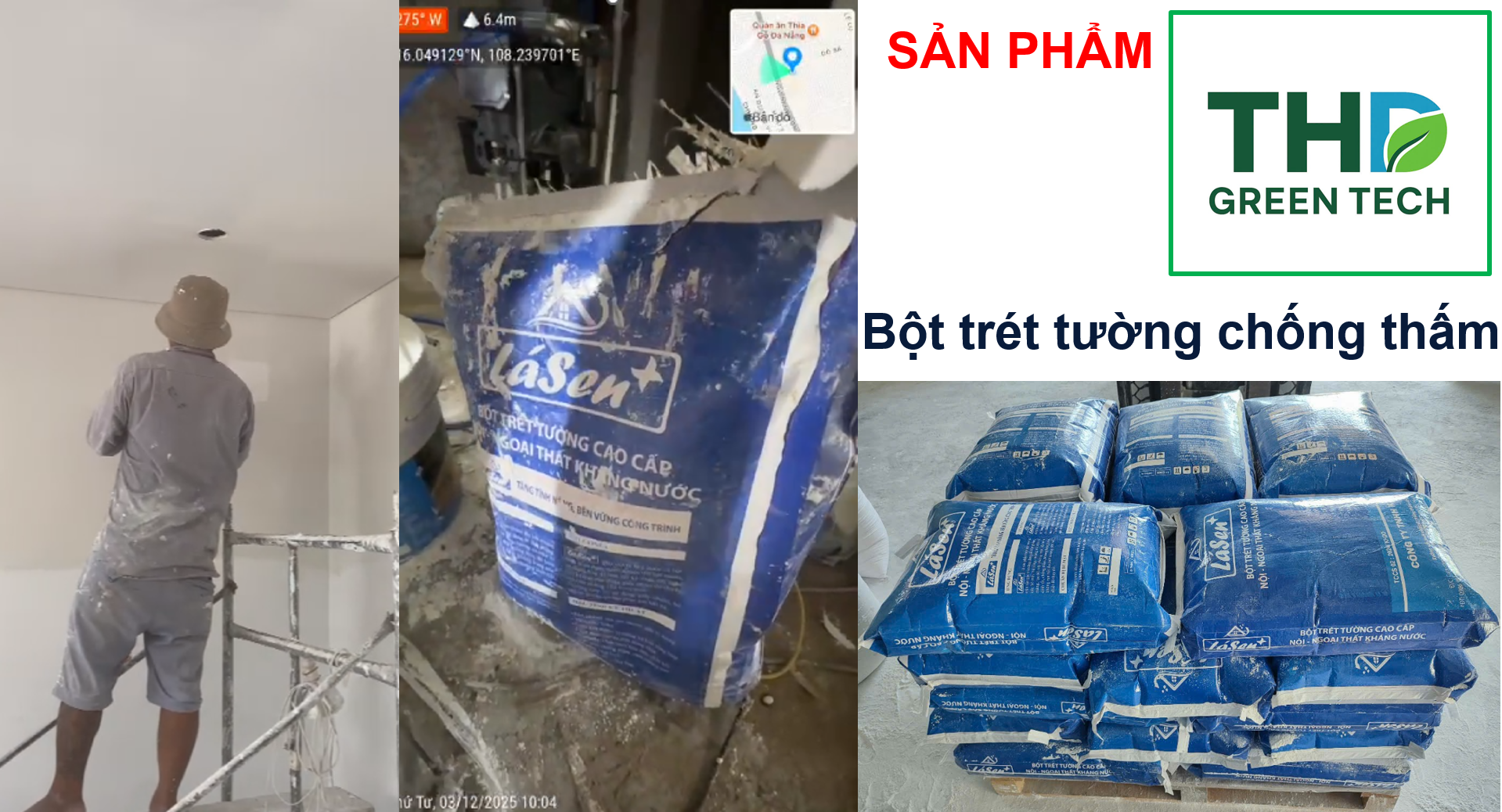 Cung cấp sản phẩm Bột trét tường chống thấm - LáSen+